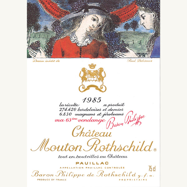 Château Mouton Rothschild 1985｜シャトー・ムートン・ロートシルト 1985