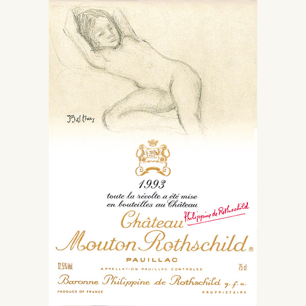 Château Mouton Rothschild 1993┃シャトー・ムートン・ロートシルト 1993